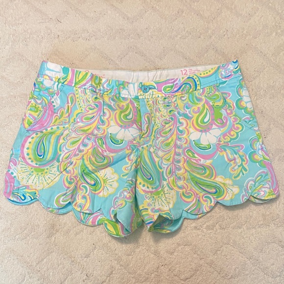 Lilly Pulitzer Women's Shorts - Pink, Blue, Yellow - Picture 6 of 12